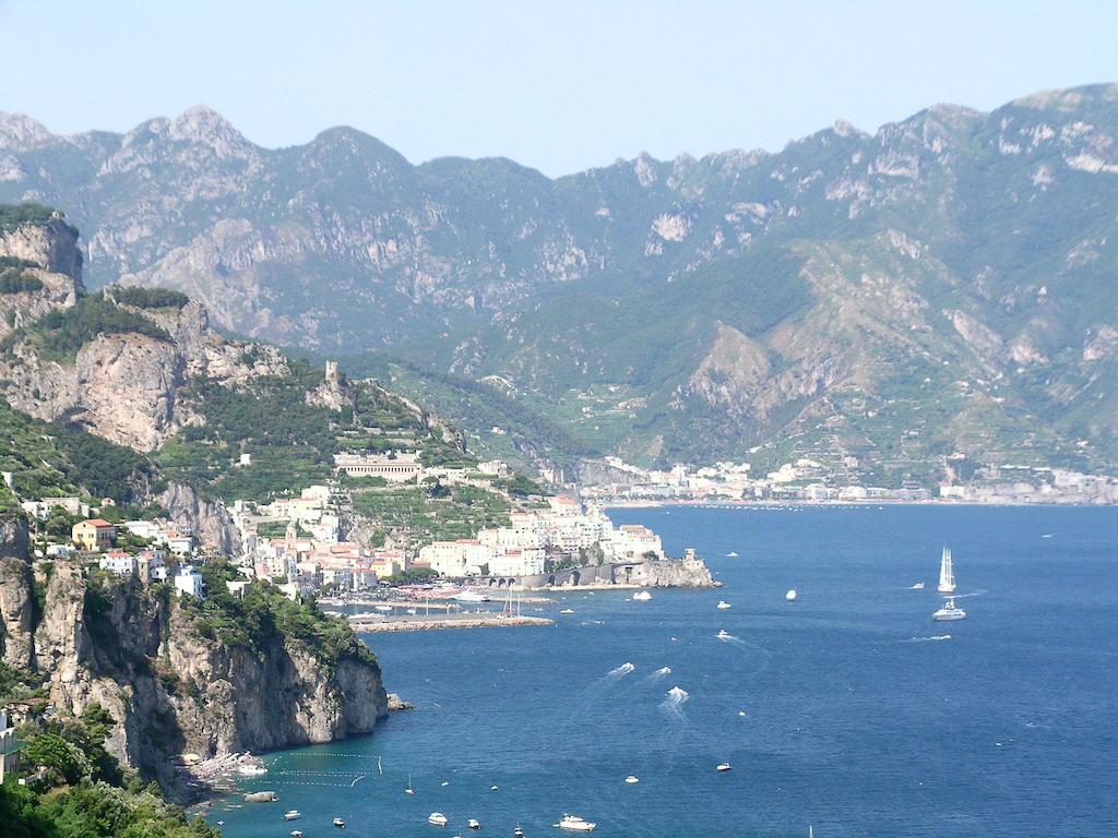 Amalfi 51 Con Vista Mare, Giardino E Terrazze Villa Conca dei Marini Værelse billede