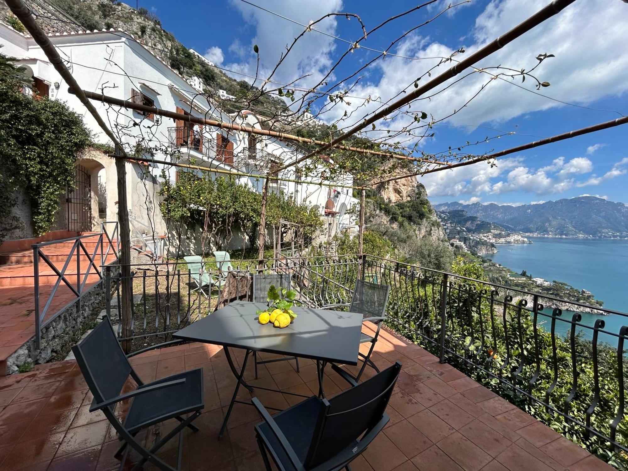 Amalfi 51 Con Vista Mare, Giardino E Terrazze Villa Conca dei Marini Eksteriør billede