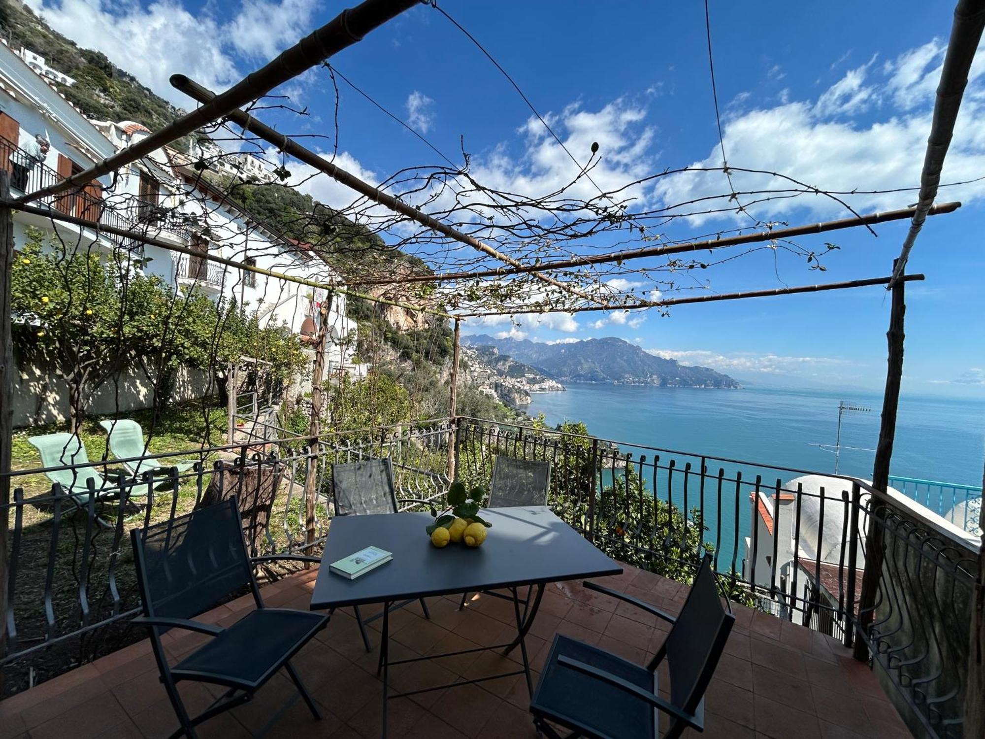 Amalfi 51 Con Vista Mare, Giardino E Terrazze Villa Conca dei Marini Eksteriør billede