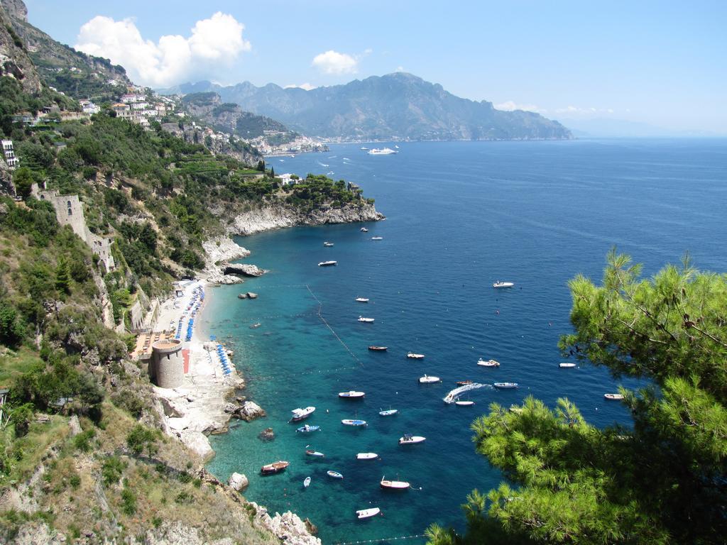 Amalfi 51 Con Vista Mare, Giardino E Terrazze Villa Conca dei Marini Værelse billede